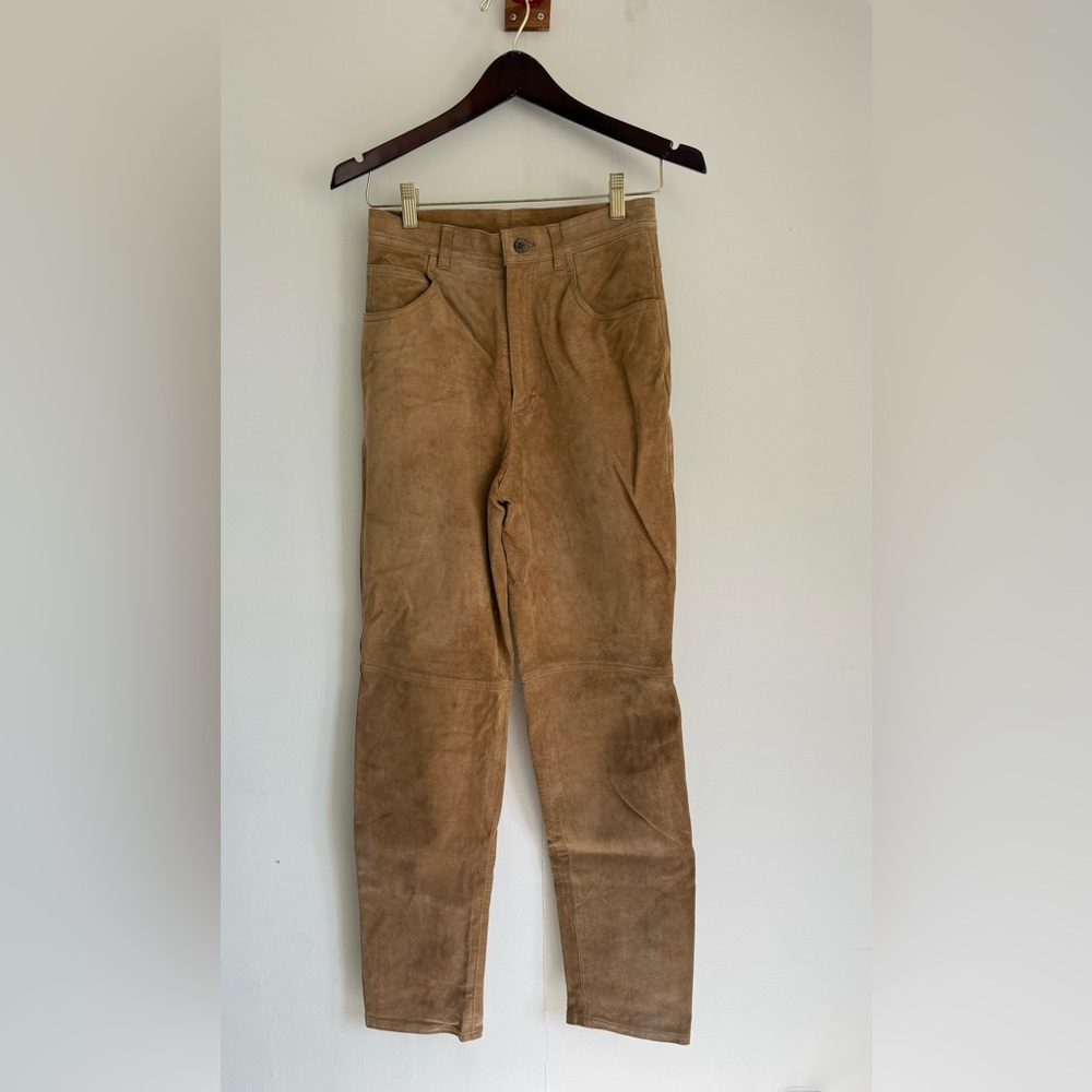 Vintage Ralph Lauren Women’s 100% Genuine Leather Pants - Size 4/6